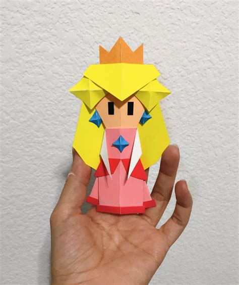 Random Check Out This Amazing Origami Peach Inspired By Paper Mario
