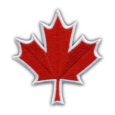 Canadian Maple Leaf Embroidered Patchbadge Ebay