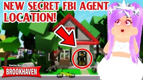 👮‍♂️new Secret Fbi Agent Location In Brookhaven 🏡rp Roblox