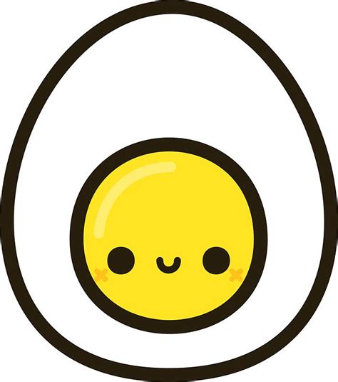 Yummy Egg Sticker By Peppermintpopuk In 2020 Cute Cartoon Drawings
