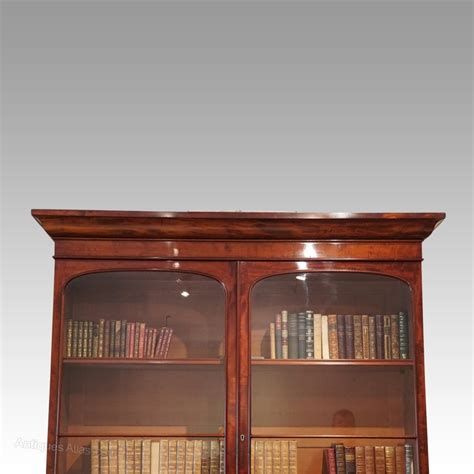 Victorian Mahogany Library Bookcase Antiques Atlas