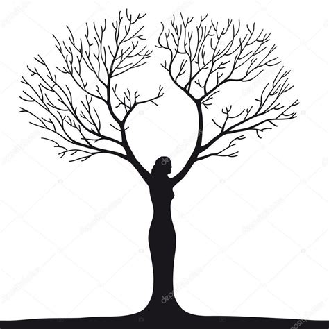 A Surreal Illustration Of A Woman Tree Tree Of Life Tattoo Tree Of