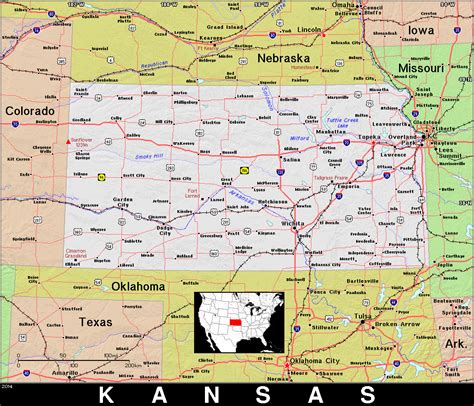 Kansas County Wall Map Maps Com Com