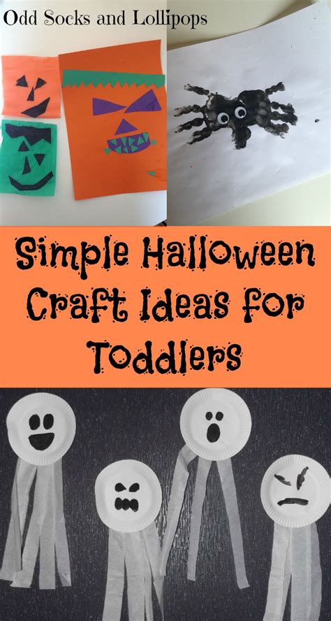 Halloween Crafts For Toddlers Odd Socks And Lollipops