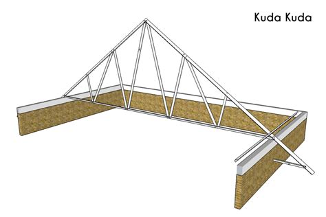 Struktur Rangka Atap Baja Ringan Zincalume IMAGESEE