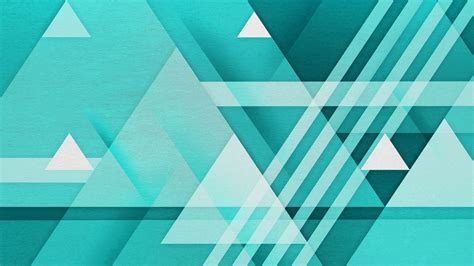 Light Blue White Geometric Triangles Shapes Hd Geometric Wallpapers