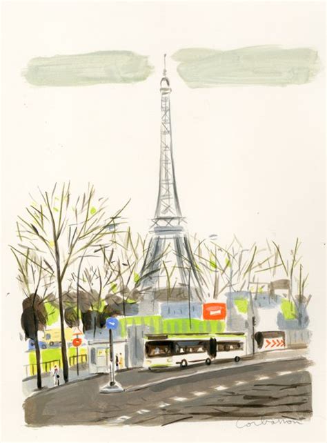 Dominique Corbasson - Paris. Tour Eiffel | France art, Paris skyline, Paris tours