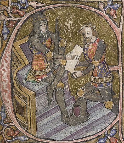 Edward Iii And Edward The Black Prince Illustration World History