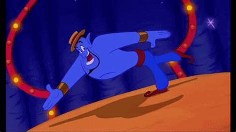 Aladdin Running Man Jumping Jacks GIF Aladdin Genie Dancing