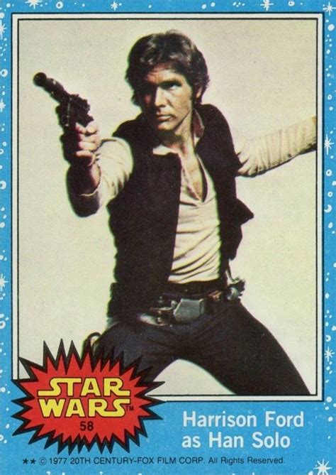 Star Wars Harrison Ford As Han Solo Non Sports Vcp Price Guide