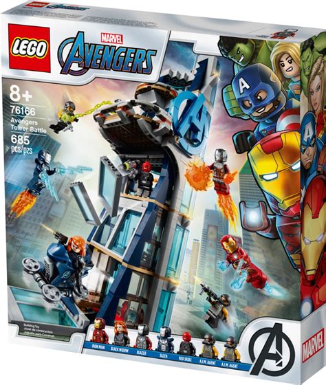 Lego Super Heroes Avengers Tower Battle 76166 6308483 Best Buy