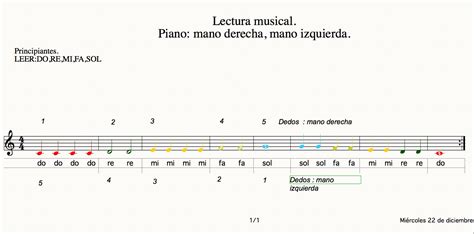 Todo música Lectura musical Do re mi fa sol Principiantes