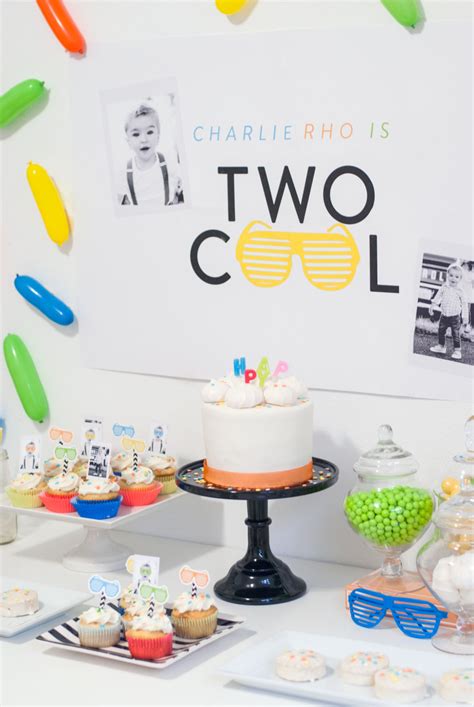 Article by tip junkie | crafts, diy decor, gifts, sewing and parties. A Two Cool Birthday Party That'll Have You Reaching for ...