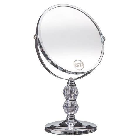 Crystal Two Sided Swivel Mirror Bathroom Accessories Bandm