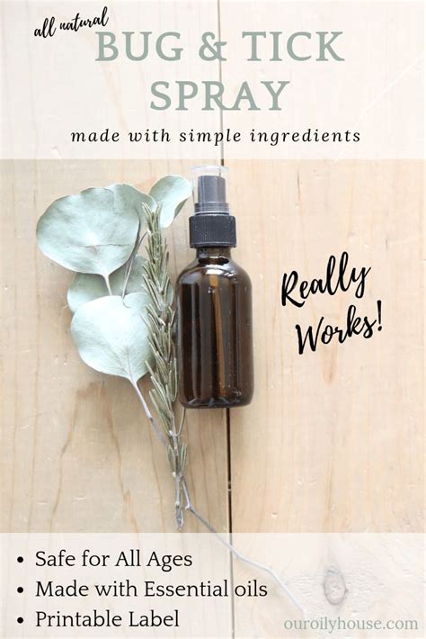 All Natural Bug And Tick Repellent Diy Essential Oils Essential Oils