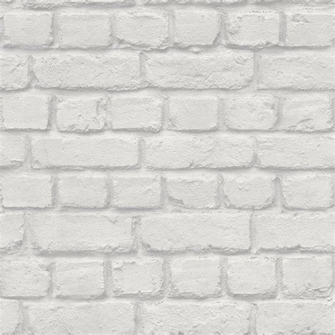 Faux White Brick Wall Effect Wallpaper 2016 White Brick Wallpaper