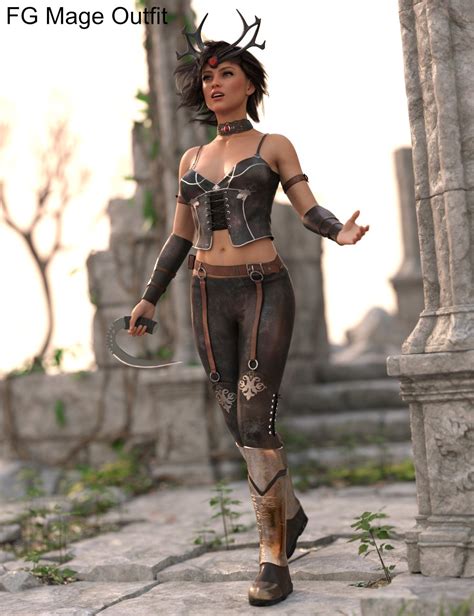 Fg Mage Outfit For Genesis 8 Females Daz 3d