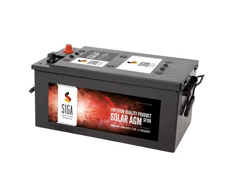 150 Ah Agm 12 Volt Solarbatterie Solarakku Für Photovoltaik Basi150agm