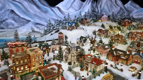 Christmas Village Wallpaper Wallpapersafari