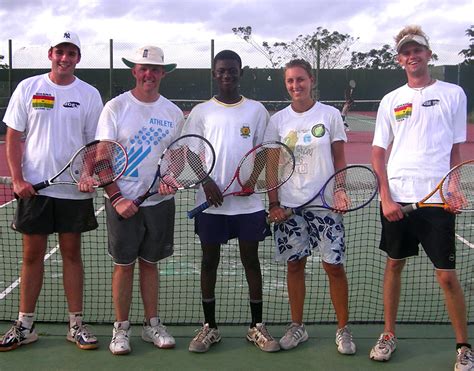 Sally Bolton Tennis Coaching And Playing Project In Ghana Sporting