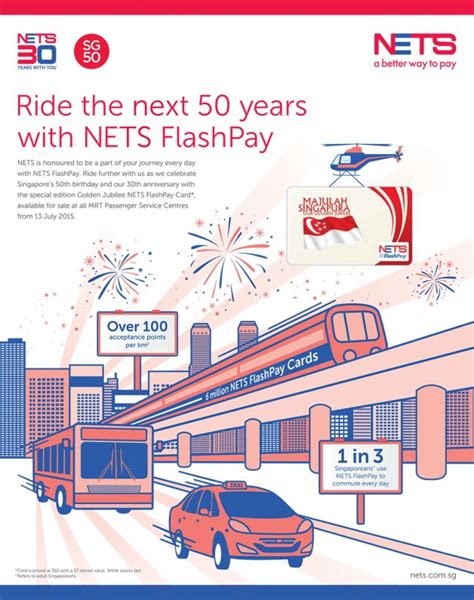 Nets Celebrate Sg50 With Special Edition Golden Jubilee Nets Flashpay