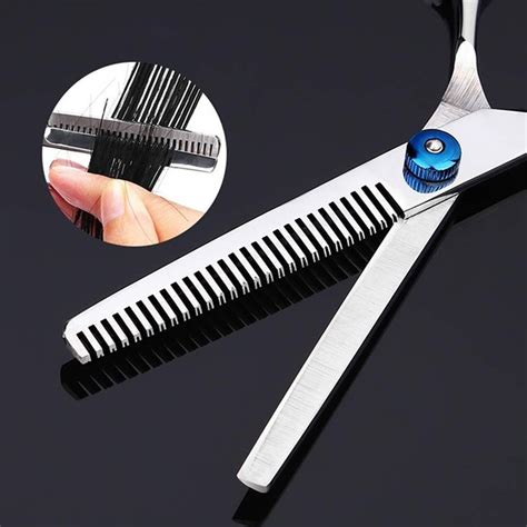 9pcs Hair Scissors Trimmer Cutting Thinning Shears Comb Clips Scissors