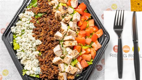 Cobb Salad Box Lunch Catering Healthy Sandwiches And Catering Near Me