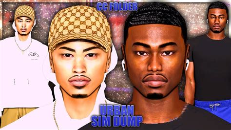 Urban Male Sim Dump 37💎 Cc And Sim Download Sims 4 Cas Youtube
