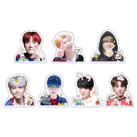 Youpop KPOP BTS Bangtan Babes ARMY JUNGKOOK V Album Paper Stickers For Luggage Cup Notebook