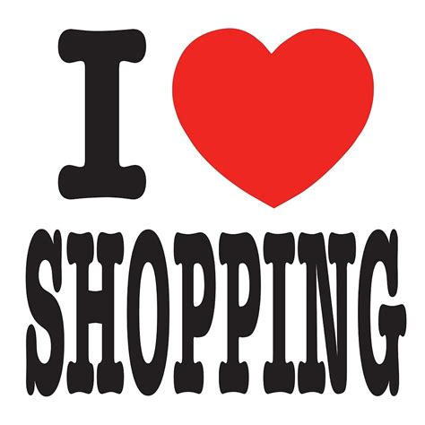 I Love Shopping By Skpixel Redbubble
