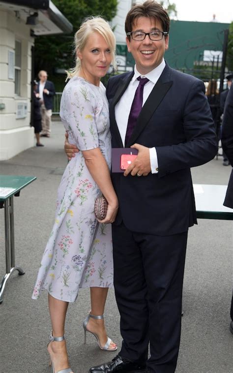 Comedian Michael Mcintyre And His Wife Kitty Wimbledon Style Garbine