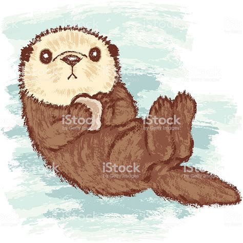 Sea Otter Royalty Free Sea Otter Stock Illustration Download Image