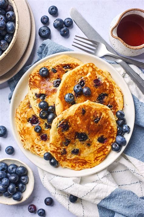 Blueberry Pancakes Best Recipe Two Peas And Their Pod