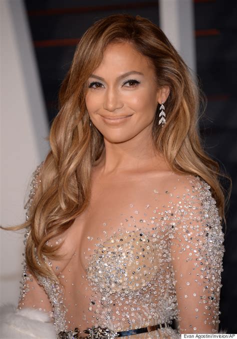 Jennifer Lopez Stuns In See Through Gown At Vanity Fair Oscar Party Huffpost