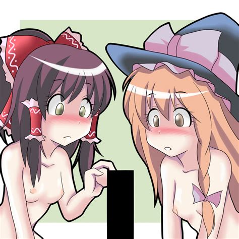 Hakurei Reimu And Kirisame Marisa Touhou Drawn By Ao Usagi Danbooru