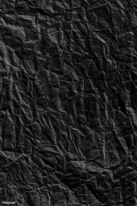 Download Wild Black Crumpled Paper Texture Wallpaper