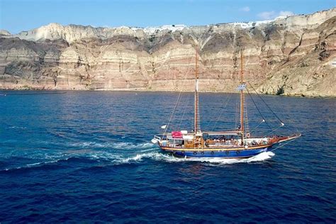 3 Islands Caldera Cruise In Santorini With Transfer 2023