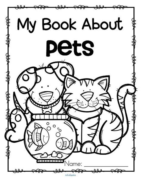 Pets Activity Printables For Preschool Read Color And