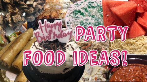 12th Birthday Party Food Ideas Youtube