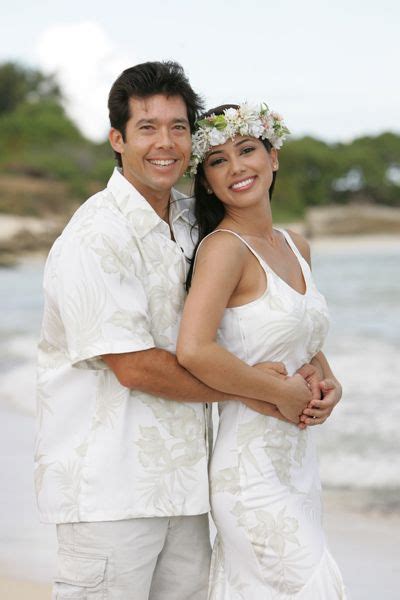 We love this beach wedding dress. Hawaiian Wedding Dresses & Matching Groom shirts ...