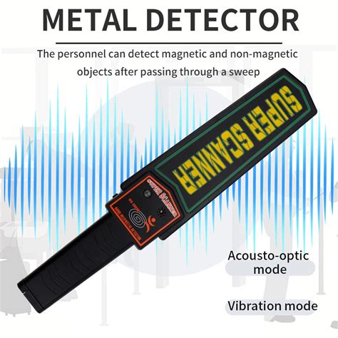 Handheld Portable Metal Detectors For Security Inspection High