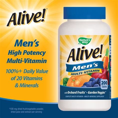 Alive Mens Multi Vitamin 200 Tablets