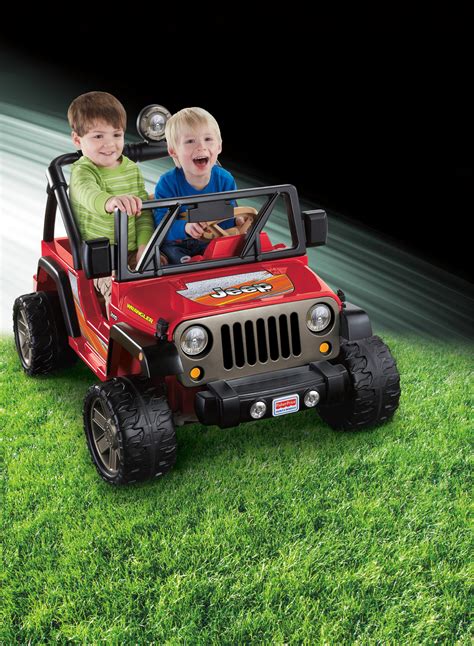 Fisher Price Power Wheels Jeep Wrangler Kids Battery Powered Toy Car