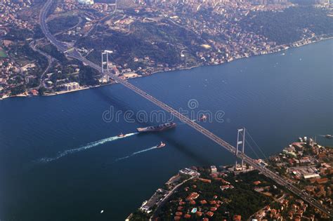 Bridge Connecting Asia And Europe Stock Image Image Of Background