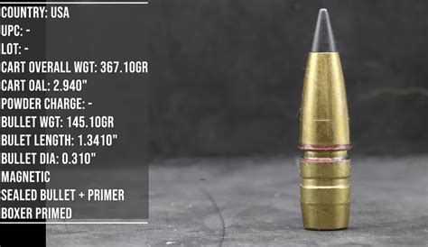 762x54r Match Grade Ap Ammunition 310 Diameter Projectile