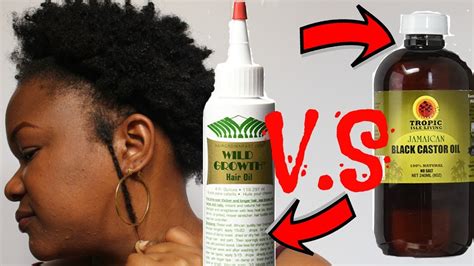 Wild Hair Growth Oil Vs Jamaican Black Castor Oil Do They Work Youtube