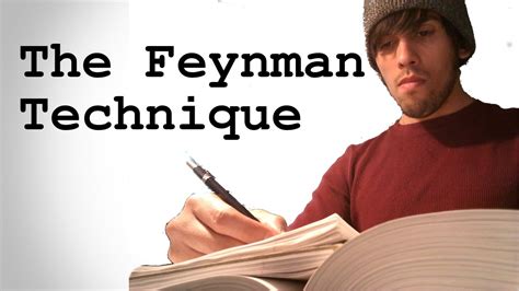 Feynman Study Technique Actually Doing It Youtube
