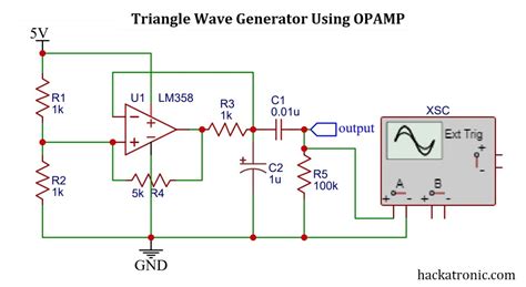 Triangle Wave Generator Using Opamp Opamp Based Project