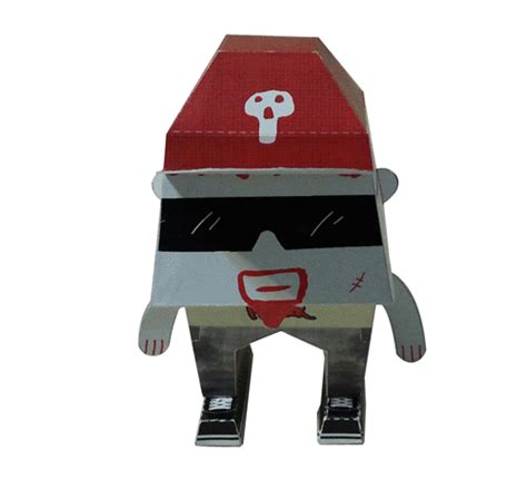 Papertoys Marcador On Behance Paper Toys Novelty Christmas