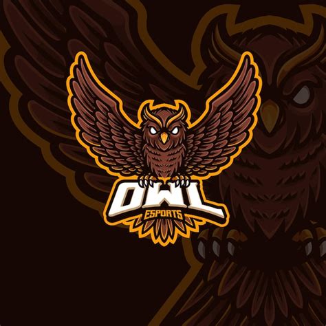 Premium Vector Owl Mascot Esport Gaming Logo Design
